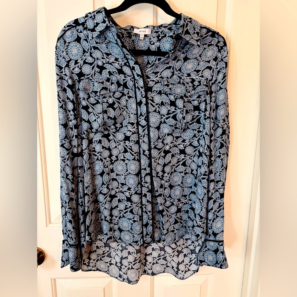 Reiss button down blouse